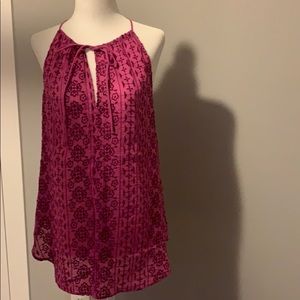 Ann Taylor LOFT pink top